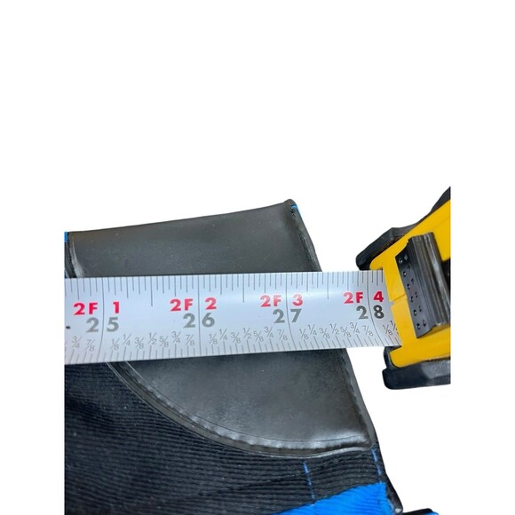 VTG 80s Profile Men’s Size 28 Blue Black Ski Pants Hong Kong Nylon Wool Stirrups - Picture 13 of 16